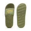 Puma Cool Cat 2.0 Slides In Calming Green-sunny Yellow