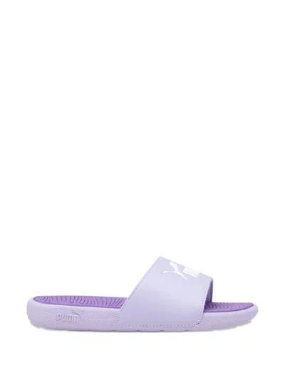 Puma Kids' Cool Cat 2.0 Slides In Purple
