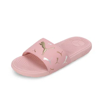 Puma Cool Cat 2.0 Toss Women's Slides In Pink