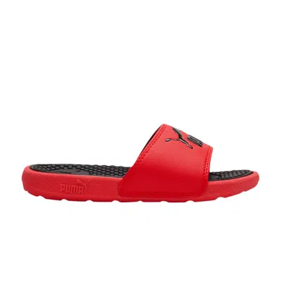 Pre-owned Puma Cool Cat Little Kid 'high Risk Red' | Kid's Size 11