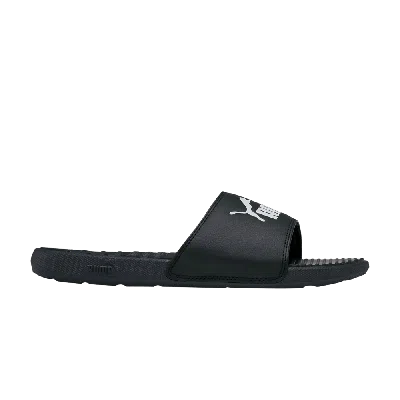 Pre-owned Puma Cool Cat Slides 'black White'