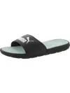 PUMA COOL CAT WOMENS FAUX LEATHER LOGO POOL SLIDES