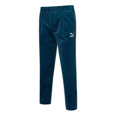 Puma Corduroy Woven Pants 'persian Blue'