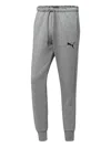 Puma Core Fleece Track Pants In Gray
