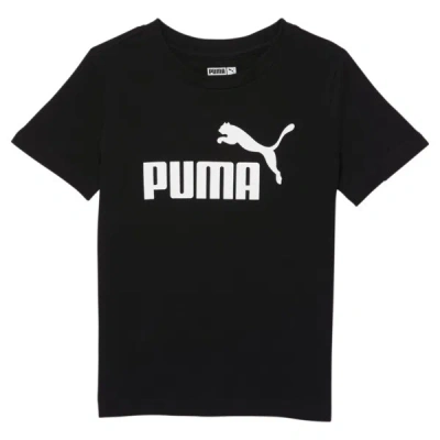 Puma Core Little Kids' Graphic T-shirt In Black