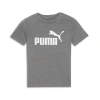 Puma Core Little Kids' Graphic T-shirt In Charcoal Heather