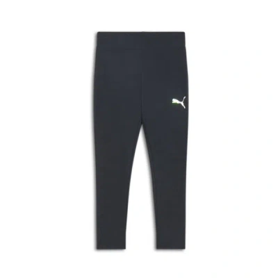 Puma Core Pack Little Kids' Leggings In Black Heather