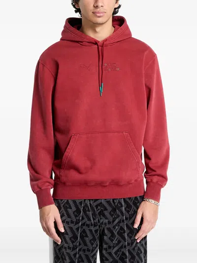Puma Cotton-blend Hoodie In Red
