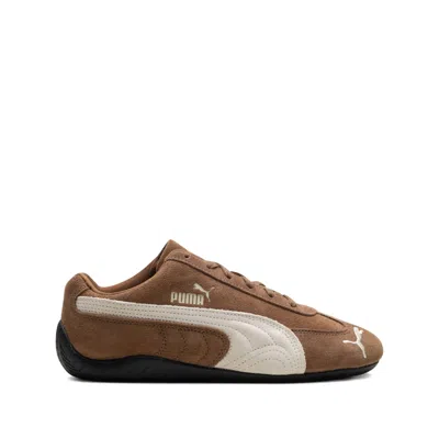 Puma Speedcat Archive Brown Sneakers With Side Logo In Suede Unisex