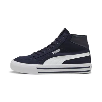Puma Court Classic Formstrip Mid Unisex Sneakers In Multi