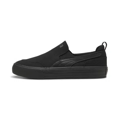 Puma Court Classic Vulc Slipon Sneakers Unisex In Black