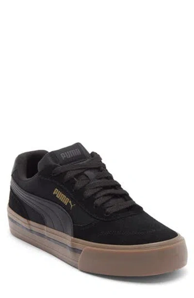Puma Court Classic Vulc Sneaker In Black