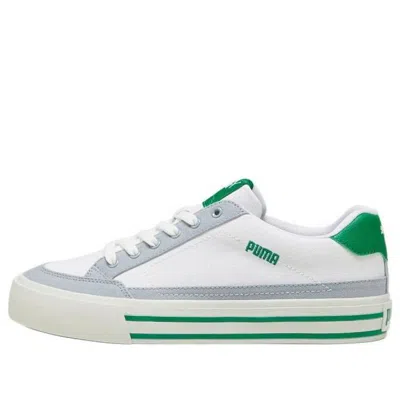 Puma Court Classic Vulc Sneakers 'white Green'
