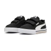 Puma Court Classic Vulc Toddler Boys Sneakers In Black