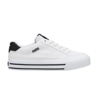 Pre-owned Puma Court Classic Vulc 'white Black' | Men's Size 13