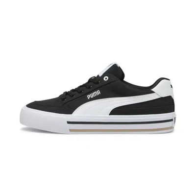 Puma Court Classic Vulcanised Formstrip Unisex Sneakers In Black