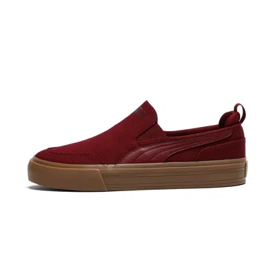 Puma Court Classic Vulcanized Men's Slip-on Shoes In Red
