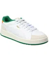 Puma Court Classico Sport Leather Sneaker In White