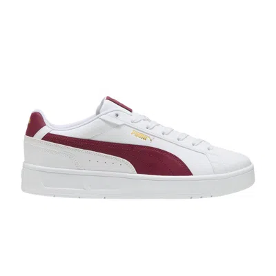 Pre-owned Puma Court Classico 'white Team Regal Red' | Men's Size 9