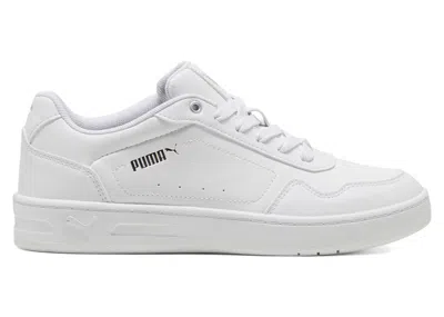 Pre-owned Puma Court Classy (women's) Sneakers In White/silver In Multi
