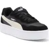 Puma Court Lally Skye Platform Sneaker In  Black- White