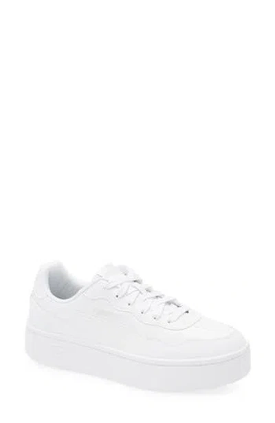 Puma Court Lally Skye Sneaker In  White