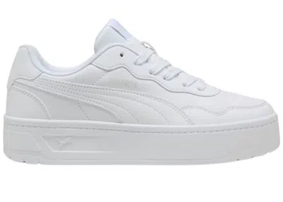 Pre-owned Puma Court Lally White (women's) Sneakers In  White