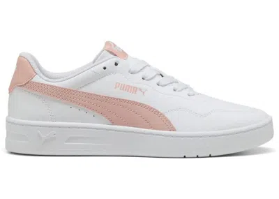 Pre-owned Puma Court Lally White (women's) Sneakers In  White/rose Quartz In Multi