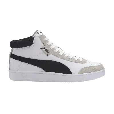 Pre-owned Puma Court Legend Mid 'white Black'