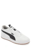 Puma Men's Caven Casual Sneakers From Finish Line In  White- Black-gum