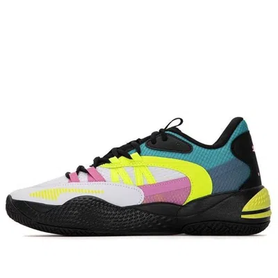Puma Court Rider 2.0 'white Yellow Alert' In Black