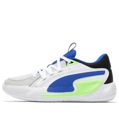 Puma Court Rider Chaos Basketball Shoes 'future Blue-green Glare' In Multi