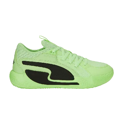 Pre-owned Puma Court Rider Chaos 'fizzy Lime' In Green
