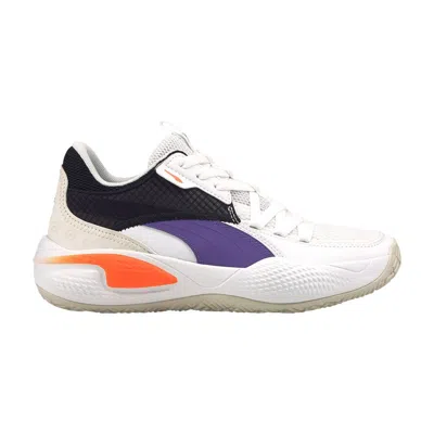 Pre-owned Puma Court Rider I Jr 'white Prism Violet' | Kid's Size 6.5