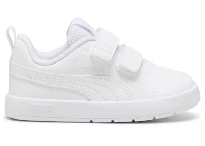 Pre-owned Puma Courtflex V3 V Sneakers In White