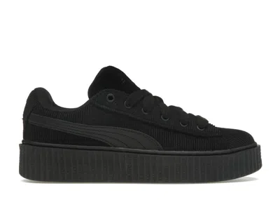 Pre-owned Puma Creeper Phatty Rihanna Fenty Corduroy (women's) Sneakers In Black
