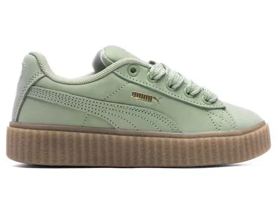 Pre-owned Puma Creeper Phatty Rihanna Fenty Sneakers In Green Fog/gold/gum