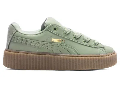 Pre-owned Puma Creeper Phatty Rihanna Fenty Sneakers In Green Fog/gold/gum