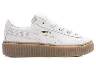 Pre-owned Puma Creeper Phatty Rihanna Fenty Sneakers In Warm White/gold/gum