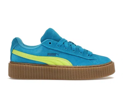 Pre-owned Puma Creeper Phatty Rihanna Fenty (women's) Sneakers In Speed Blue/lime Pow/gum