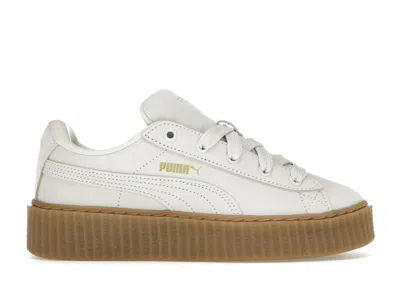 Pre-owned Puma Creeper Phatty Rihanna Fenty (women's) Sneakers In Warm White/gold/gum