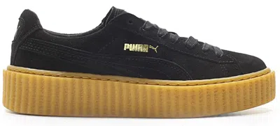 Pre-owned Puma Creepers Rihanna Fenty (women's) Sneakers In Black/oatmeal