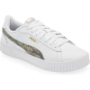 Puma Crew 2.0 Camo Sneaker In  White-covert Green