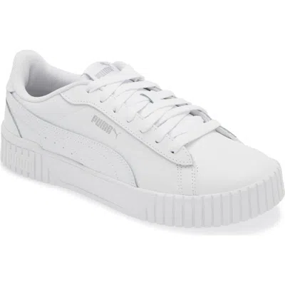Puma Crew 2.0 Sneaker In  White- Silver