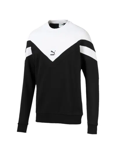 Puma Crew-neck Sweatshirt In Black