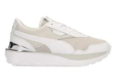 Pre-owned Puma Cruise Rider 66 (women's) Sneakers In Grey Violet/white
