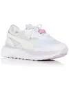 PUMA CRUISE RIDER CRYSTAL WOMENS LEATHER LACE-UP CASUAL AND FASHION SNEAKERS
