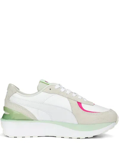 Puma Cruise Rider Nu Brighter Days "white/pink/green" Sneakers
