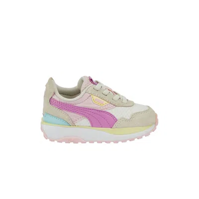 Pre-owned Puma Cruise Rider Peony Infant 'marshmallow Mauve Pop' | Cream | Infant Size 5 In White