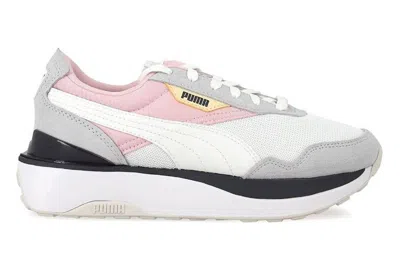 Pre-owned Puma Cruise Rider Silk Road White Chalk Pink (women's) In White/chalk Pink/arctic Ice